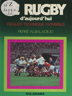 cover image of Le rugby d'aujourd'hui